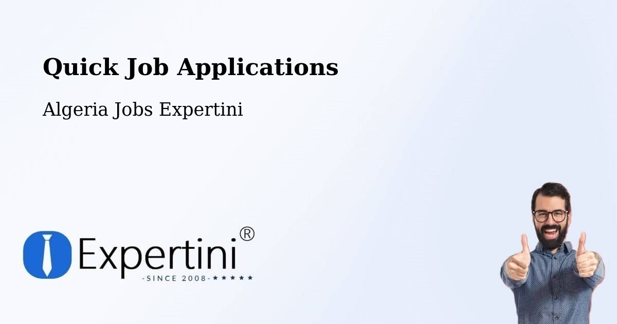 Quick Apply Feature – Rouissat - Algeria Jobs Expertini